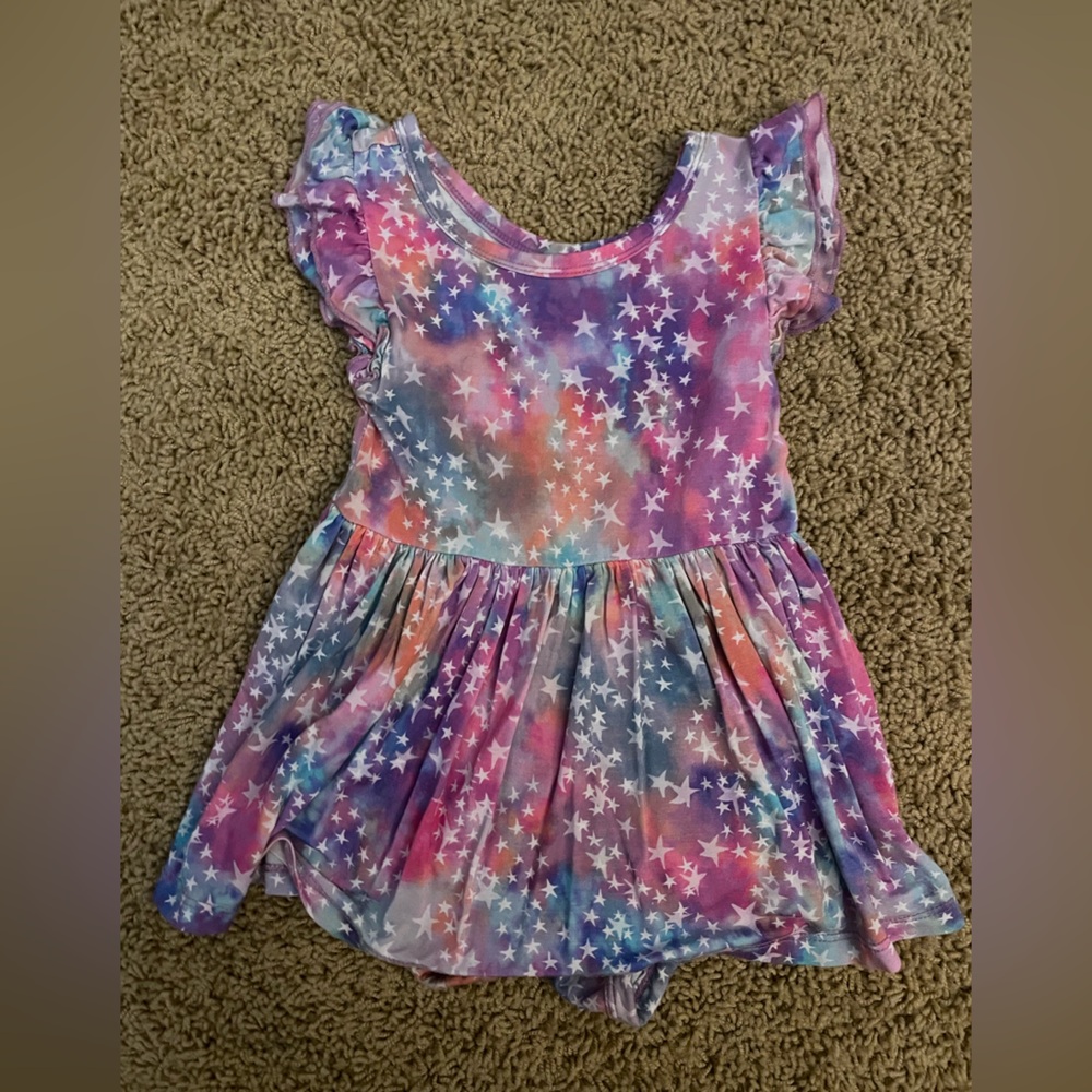Little Sleepies Stardust Twirl Dress with Bodysuit 18-24 months